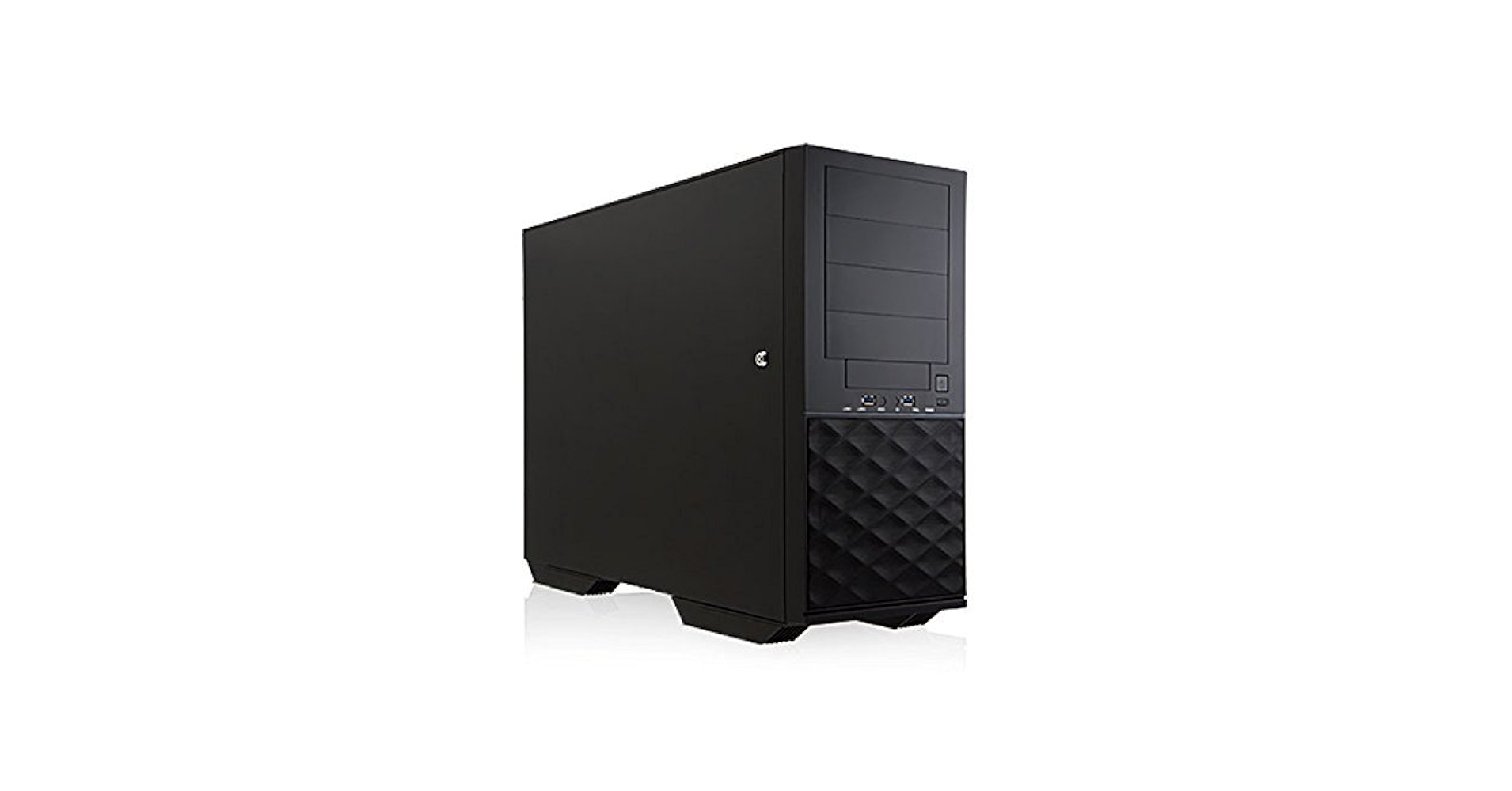 IN WIN ミドルタワー　ブラックガラスPCケース IN WIN ミドルタワー ブラックガラスPCケース